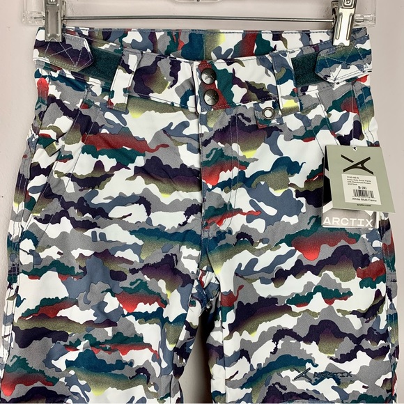 NWT Arctix Kids Snow Pants Small 8 Camo Camouflage Winter Cold Weather Skiing - Picture 2 of 13